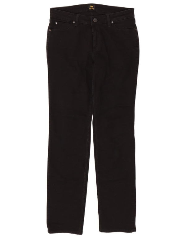 Lee Jean Droit Marion Femme W31 L33 Coton Noir