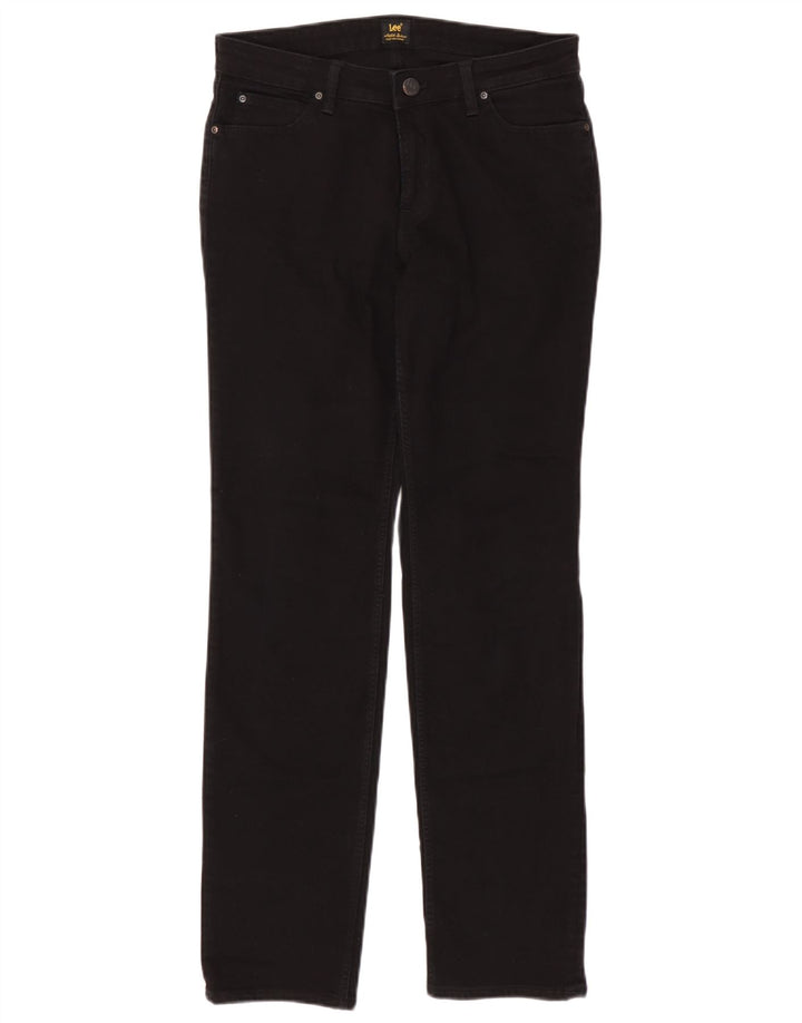 Lee Jean Droit Marion Femme W31 L33 Coton Noir