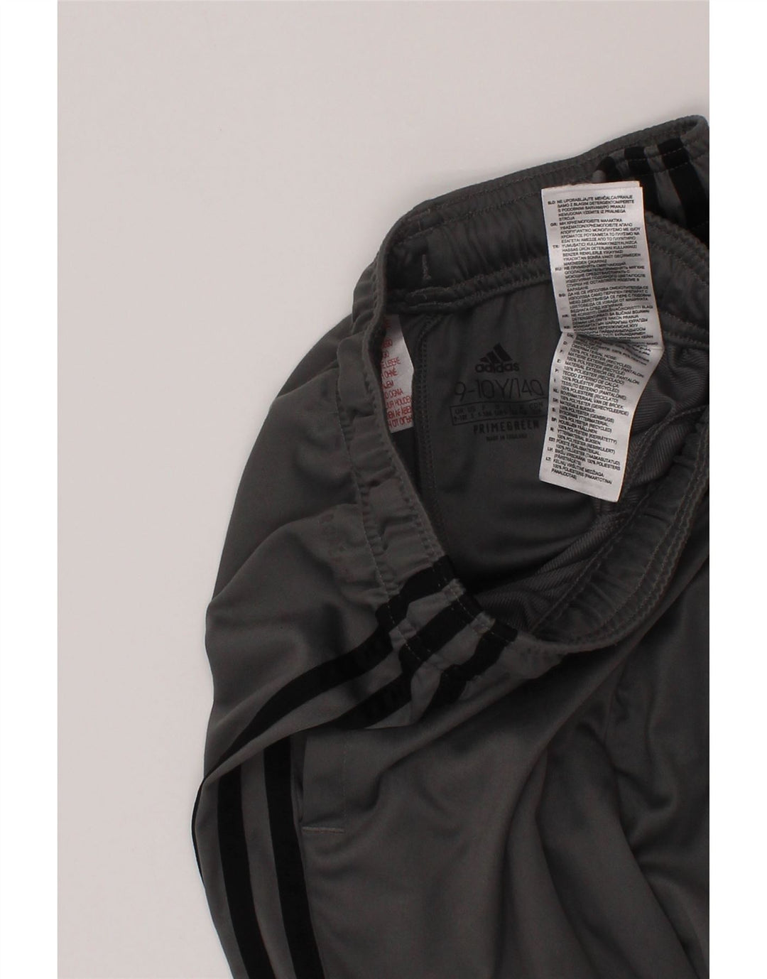 Adidas Short de Sport Garçon 9-10 Ans Gris Polyester
