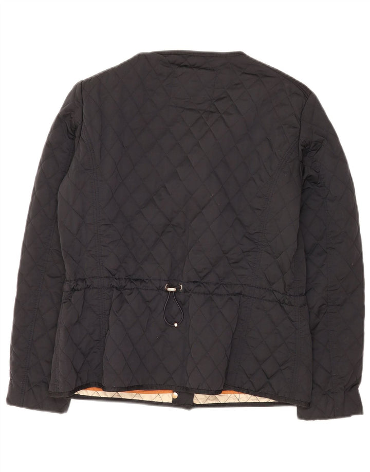 Massimo Dutti Veste matelassée pour femme UK 14 Large Noir Polyester