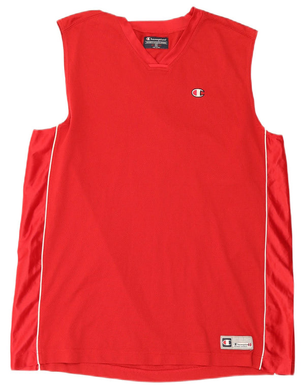 Champion Mens Vest Top XL Red Polyester
