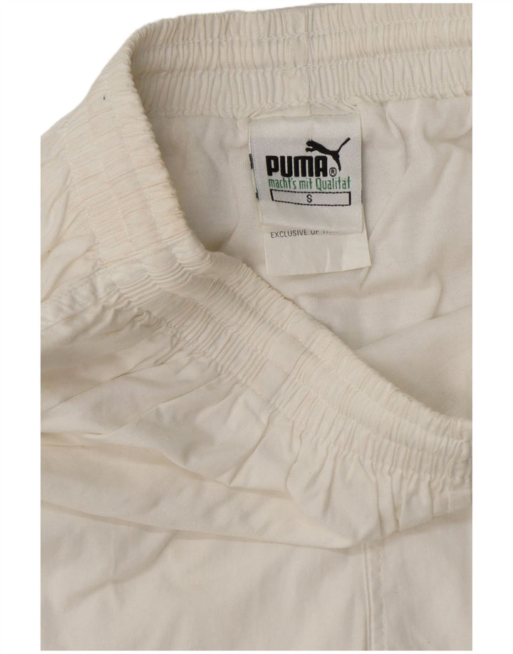 Puma Short de sport pour femme UK 10 Small Blanc