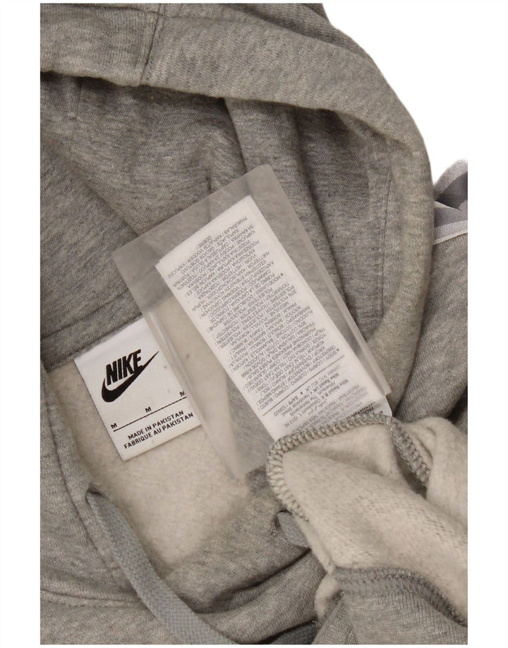 Nike Pull à capuche graphique en coton moucheté gris moyen pour homme