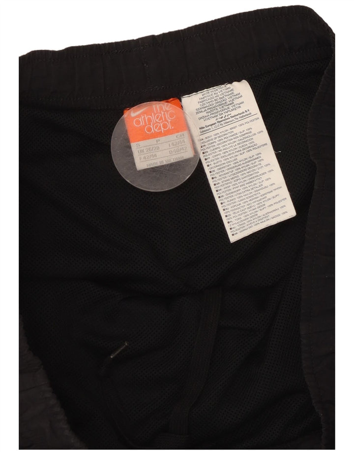 NIKE Short de sport graphique pour hommes, petit, en nylon noir