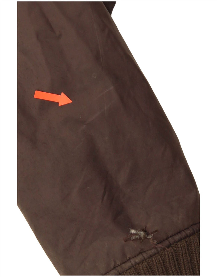 Lee Veste Bomber Homme UK 38 Marron Moyen Polyamide