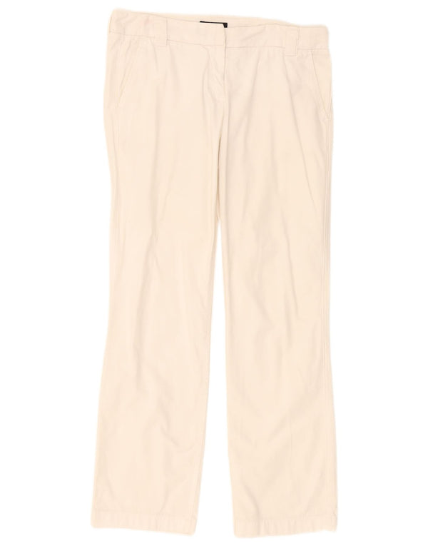 Tommy Hilfiger Pantalon chino droit pour femme US 4 Small W32 L29 Blanc