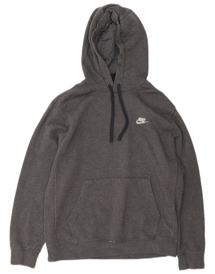 Nike Pull à capuche en coton moucheté gris moyen pour homme