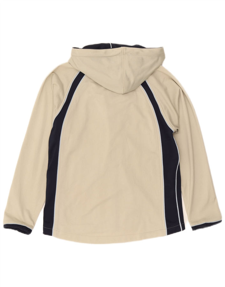 Asics Sweat à Capuche Zippé Homme Beige Moyen Colourblock