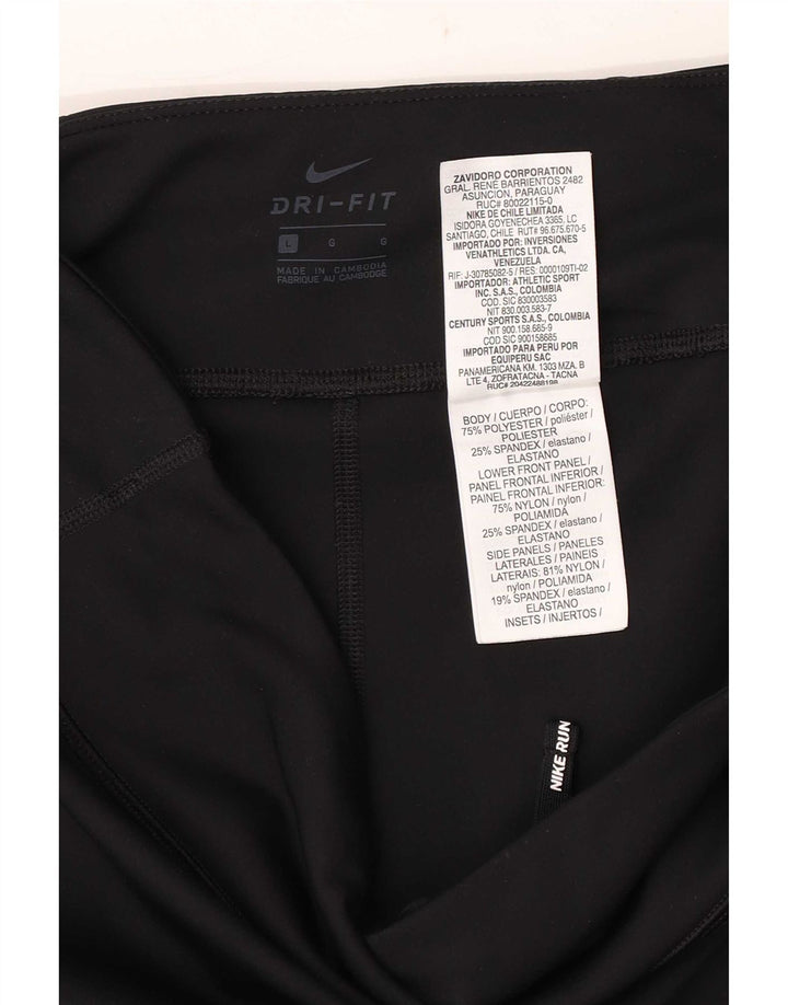 Nike Legging Dri Fit pour femme en polyester noir Taille L