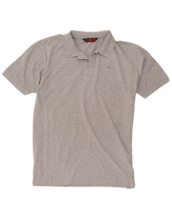 Kappa Polo Homme 2XL Gris Moucheté Coton