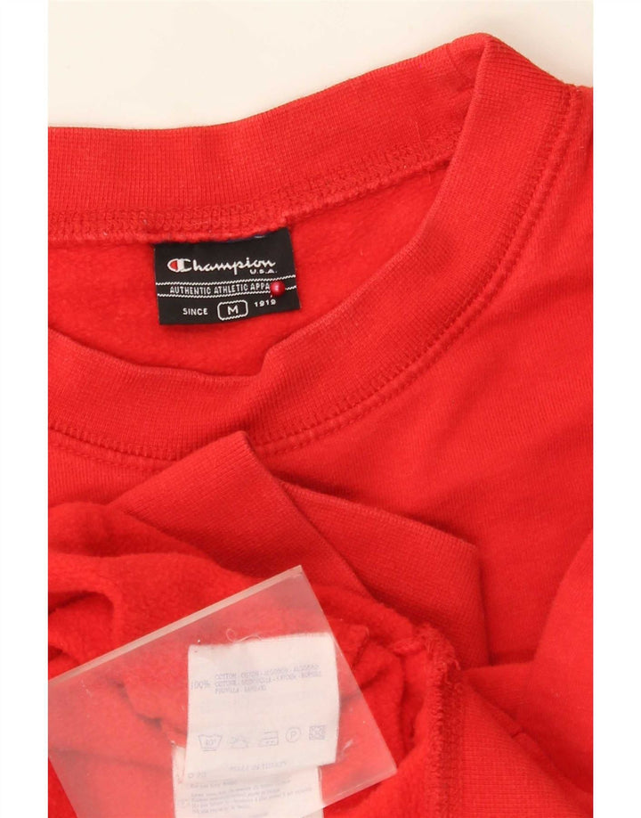 Champion Sweat-Shirt Homme Rouge Moyen Coton
