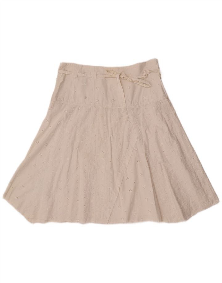 Playlife Jupe trapèze pour femme IT 42 Medium W30 Blanc Coton