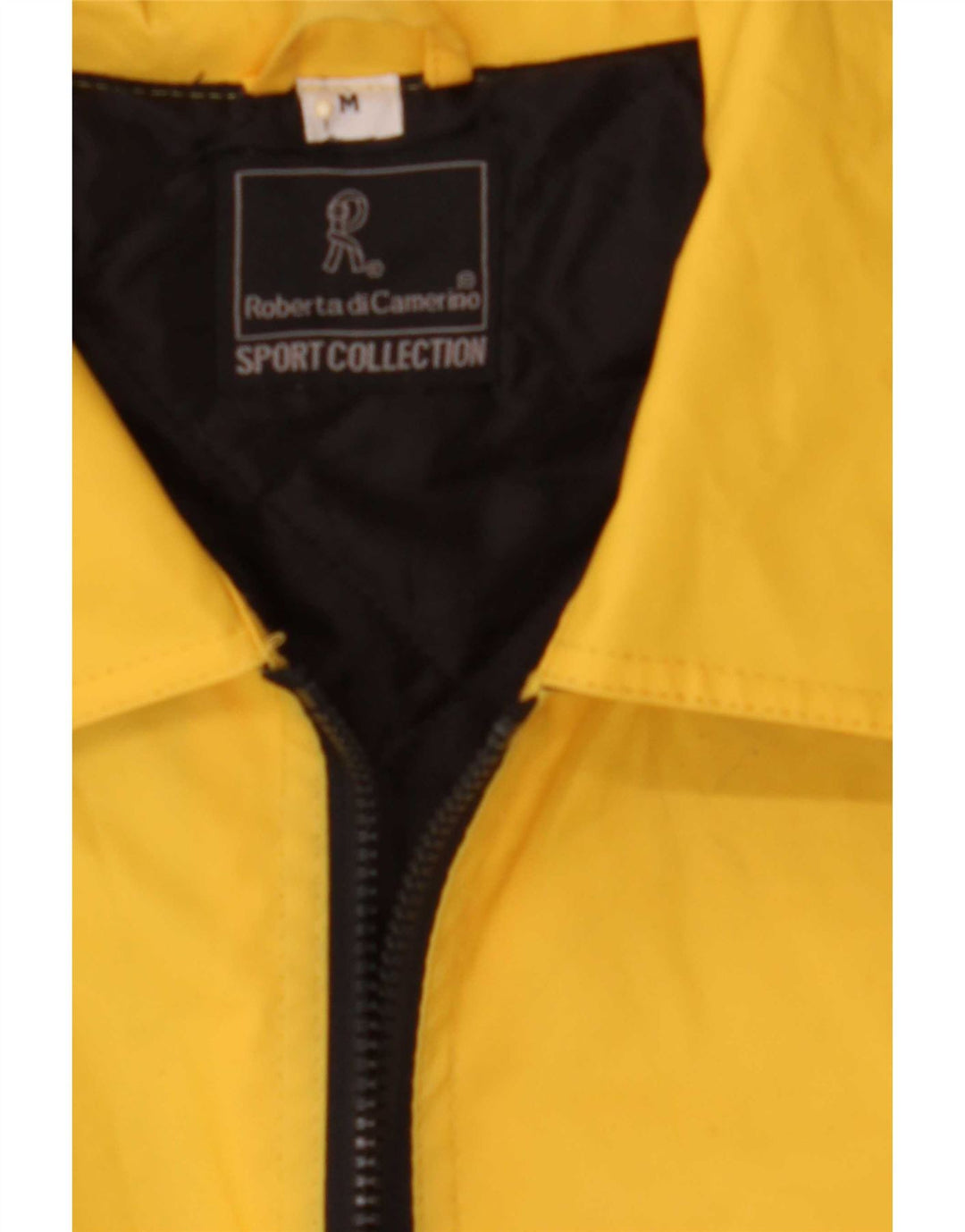 Roberta di Camerino Veste de pluie pour homme UK 38 Medium Jaune PVC