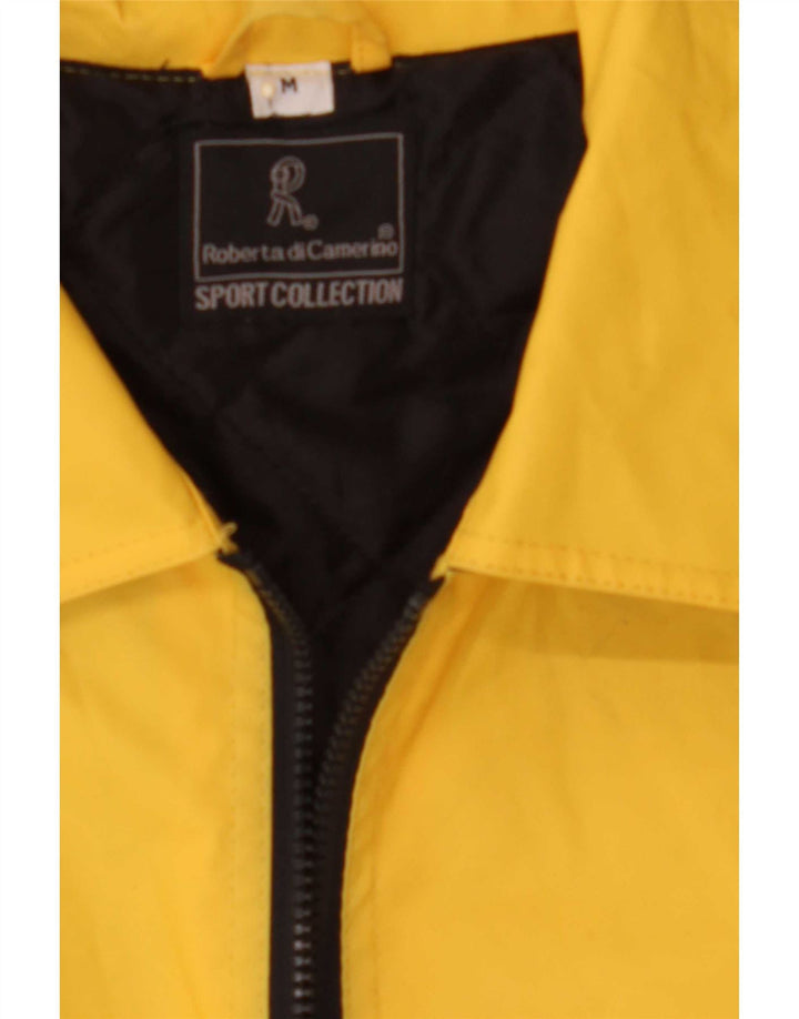 Roberta di Camerino Veste de pluie pour homme UK 38 Medium Jaune PVC
