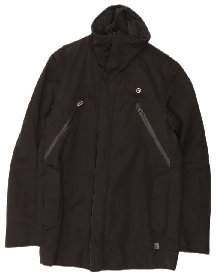 G-Star Veste coupe-vent pour homme UK 38 Medium Noir Polyamide