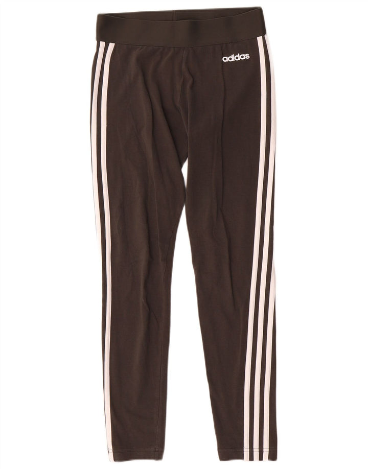 Adidas Leggings Femme UK 8/10 Petit Gris