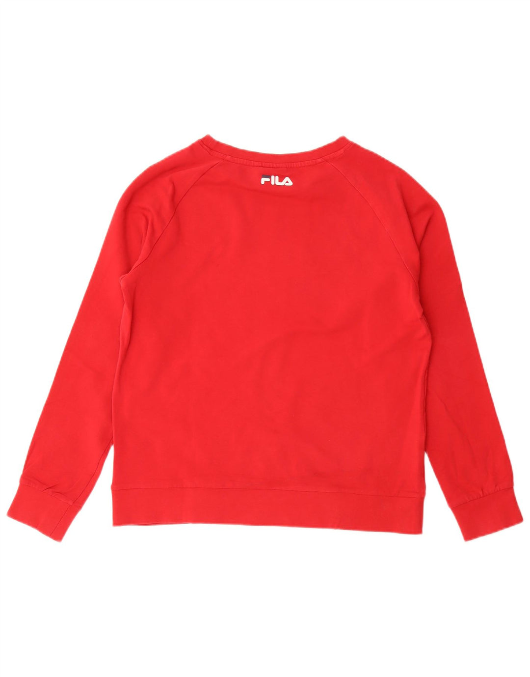 Fila Sweat-Shirt Graphique Homme Rouge Moyen Coton