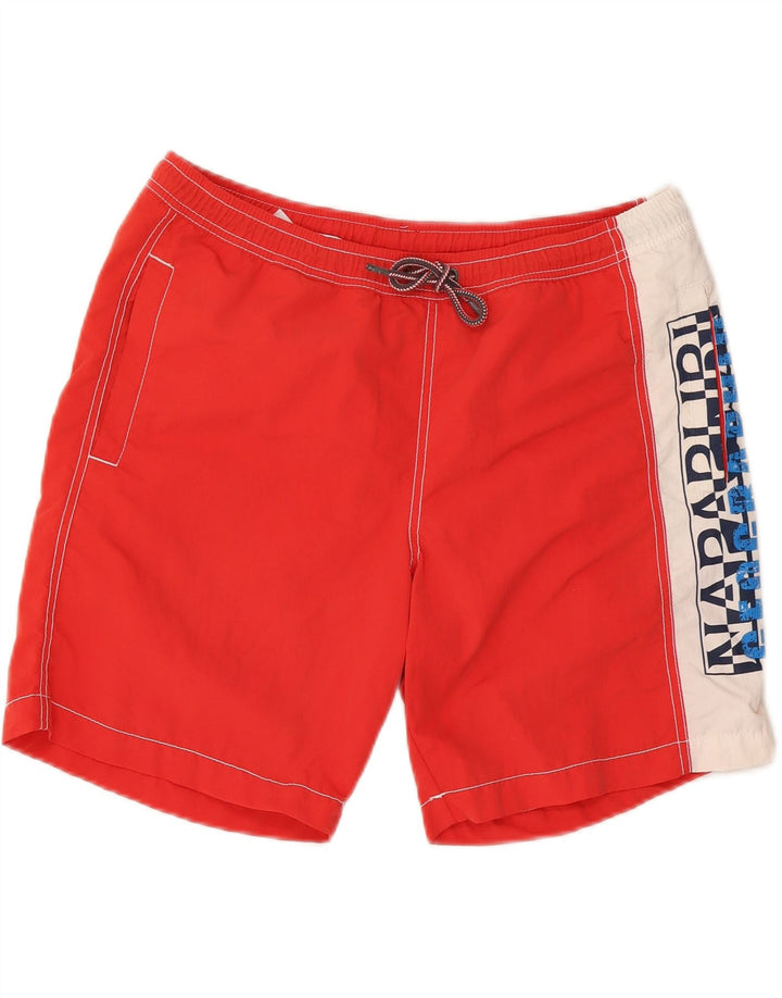 NAPAPIJRI Short de Bain Graphique Homme XL Rouge Colorblock Polyester
