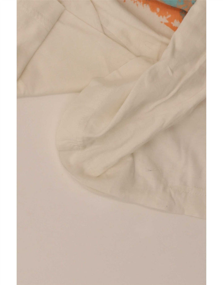 Sergio Tacchini Polo Graphique Homme Coton Blanc Moyen