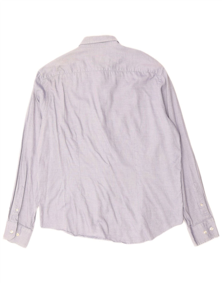 FRED PERRY Chemise Slim Fit Homme 2XL Bleu Coton