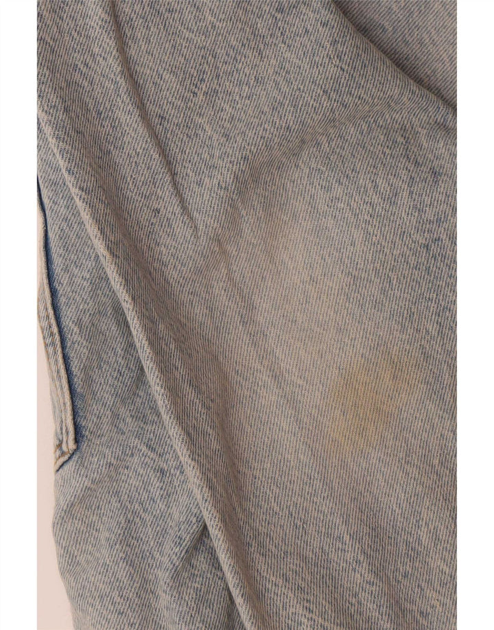 Zara Veste en jean surdimensionnée pour homme UK 36 Petit coton bleu