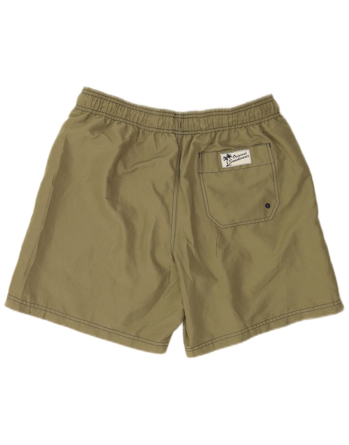 Marks & Spencer Short de Bain Homme Kaki Moyen Polyester