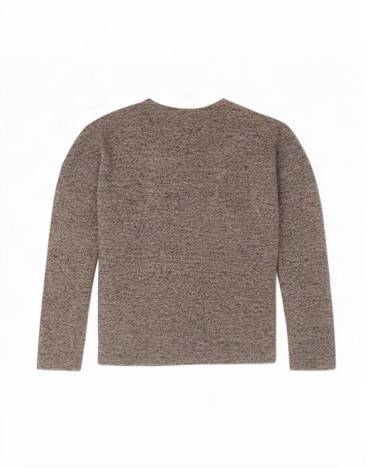 Gap Pull Cardigan Ouvert Fille 8-9 Ans Rayonne Gris Moyen