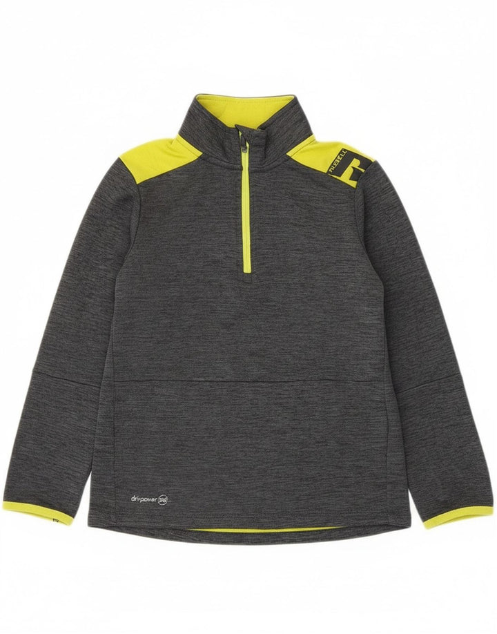 Russell Athletic Haut de survêtement pour garçon 7-8 ans Gris moyen