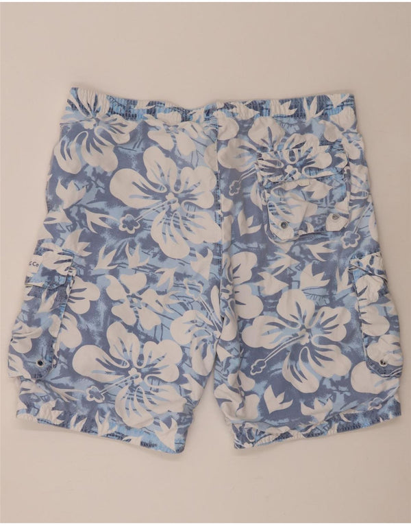Crew Clothing Short de Bain Homme XL W38 Bleu Floral Polyester