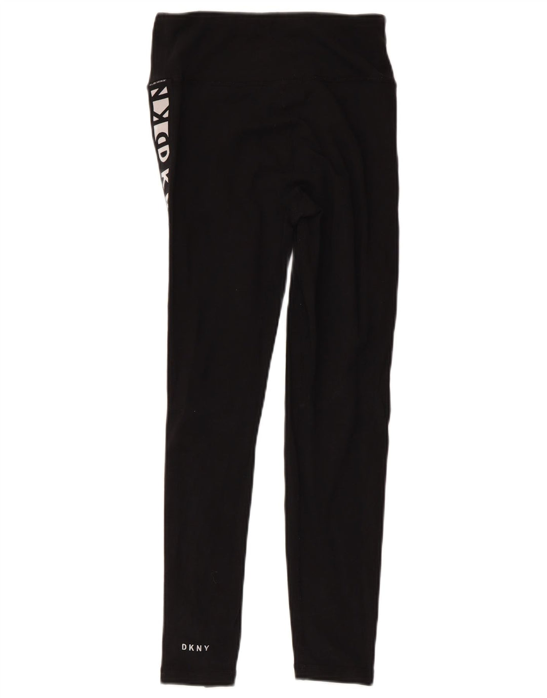 Dkny Leggings graphiques pour femmes UK 4 XS coton noir
