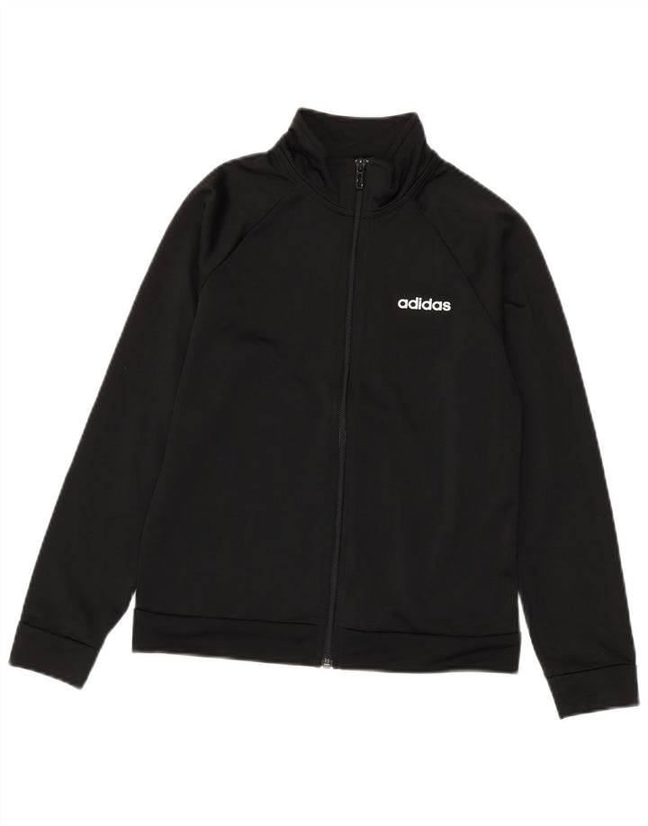 Veste de survêtement Adidas Garçon 11-12 ans Noir Polyester
