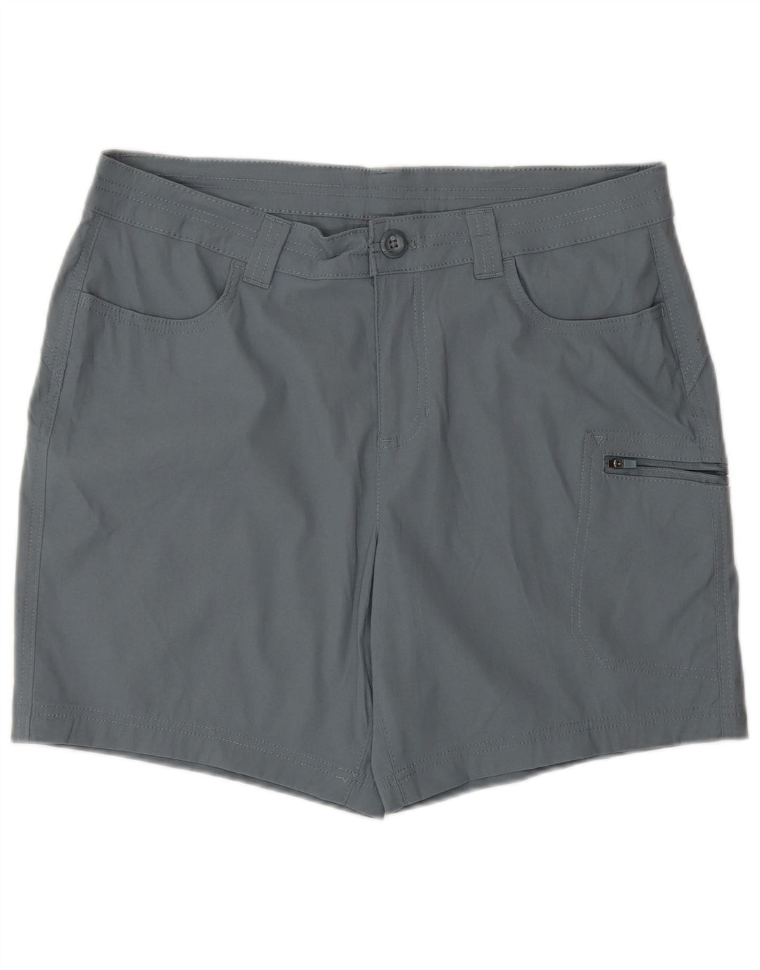 Eddie Bauer Short cargo pour femme US 12 Large W34 Gris Nylon Sports