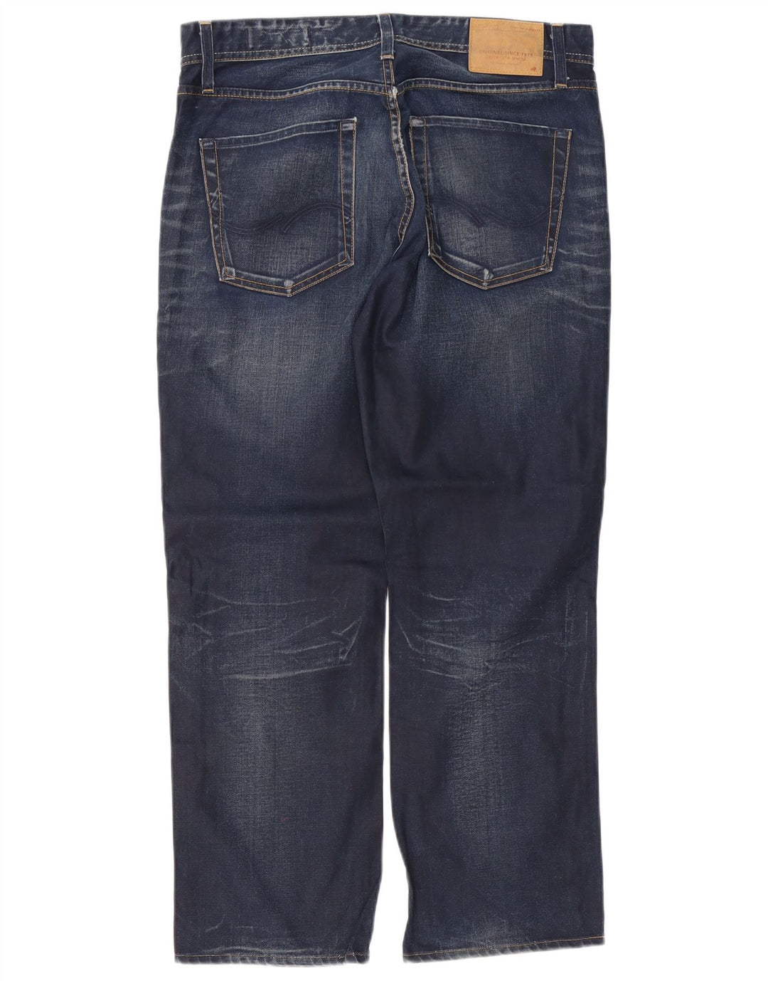 Jack & Jones Jean Ample Roxy W33 L29 Homme Bleu Marine Coton