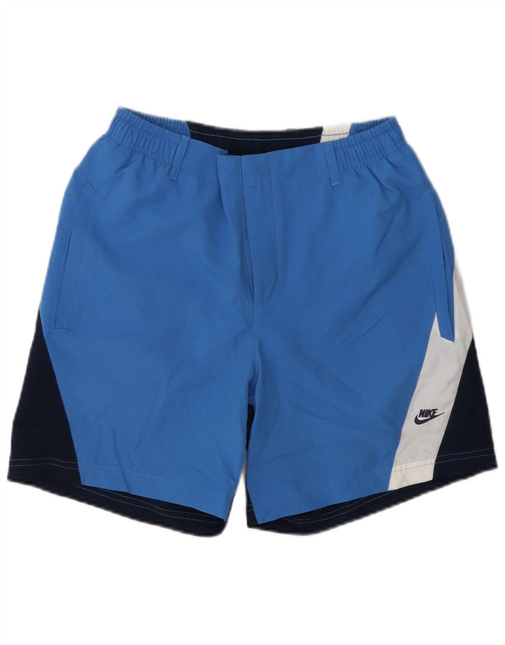 Nike Short de bain pour homme Petit Bleu Colorblock Polyester