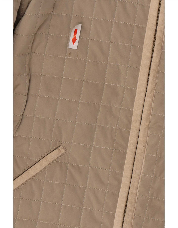 Marella Veste matelassée pour femme UK 14 Polyester beige moyen