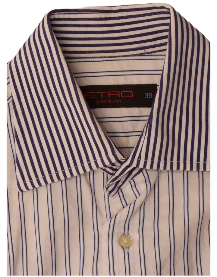 Etro Chemise homme taille 39 moyen blanc rayé