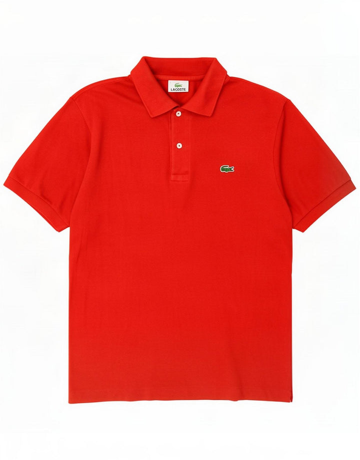 Polo Lacoste Homme Taille 4 Coton Rouge Moyen
