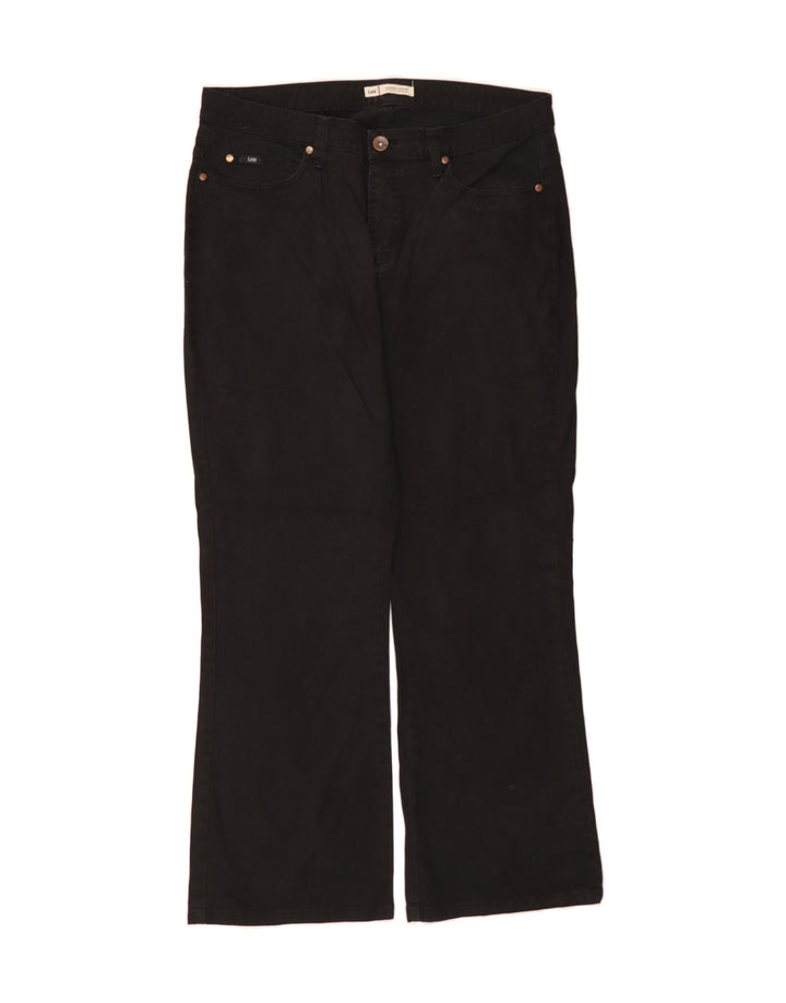 LEE Womens Slender Secret Bootcut Casual Trousers W36 L29 Black Vintage Lee and Second-Hand Lee from Messina Hembry 