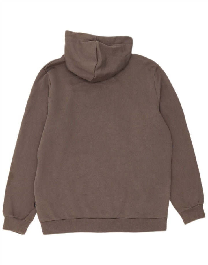 Puma Pull à Capuche Graphique Homme Gris Moyen Coton