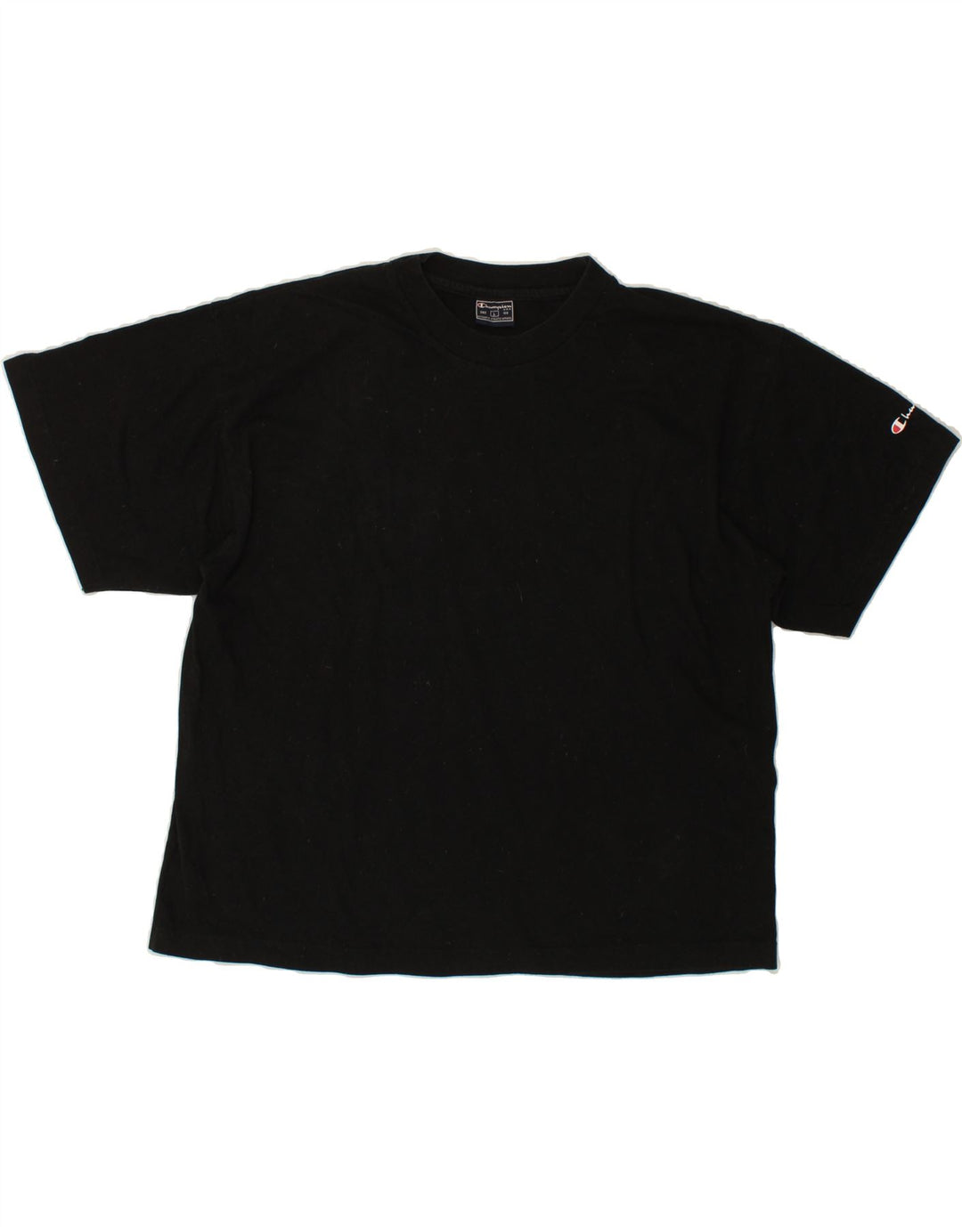CHAMPION Mens T-Shirt Top Large Black Vintage Champion and Second-Hand Champion from Messina Hembry 