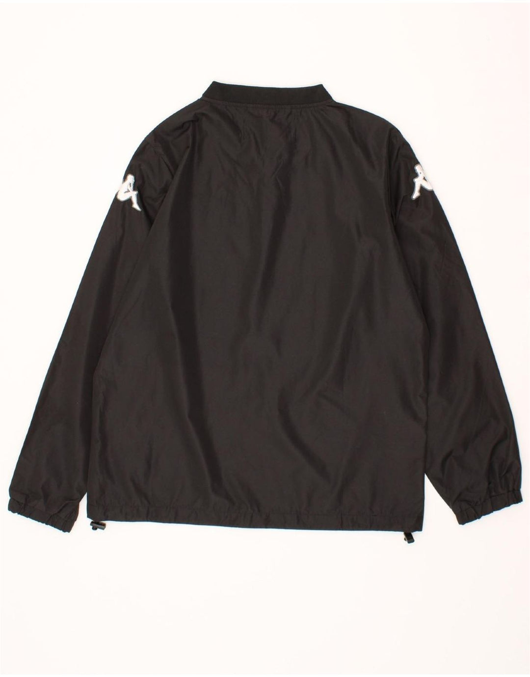 KAPPA Boys Pullover Tracksuit Top 13-14 Years Black Polyester Vintage Kappa and Second-Hand Kappa from Messina Hembry 