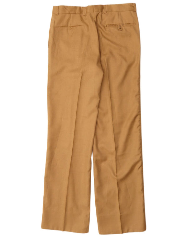 Pantalon décontracté droit vintage pour homme IT 48 Medium W30 L32 Beige
