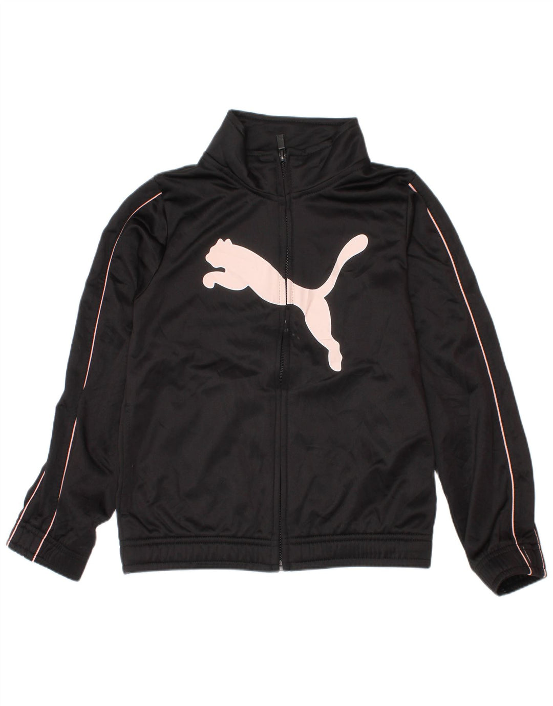 Puma Veste de survêtement graphique pour fille 5-6 ans Noir