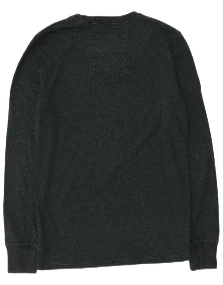 Superdry Haut graphique à manches longues en coton vert petit homme