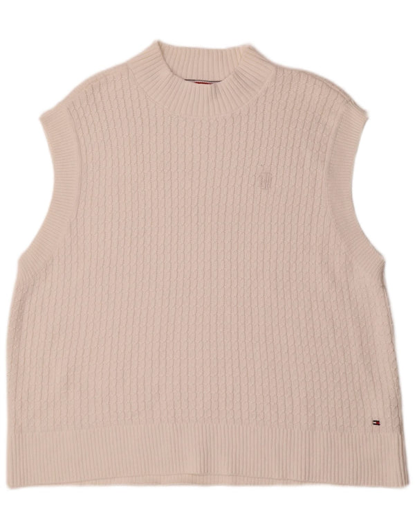 Tommy Hilfiger Débardeur pour homme XL en coton blanc