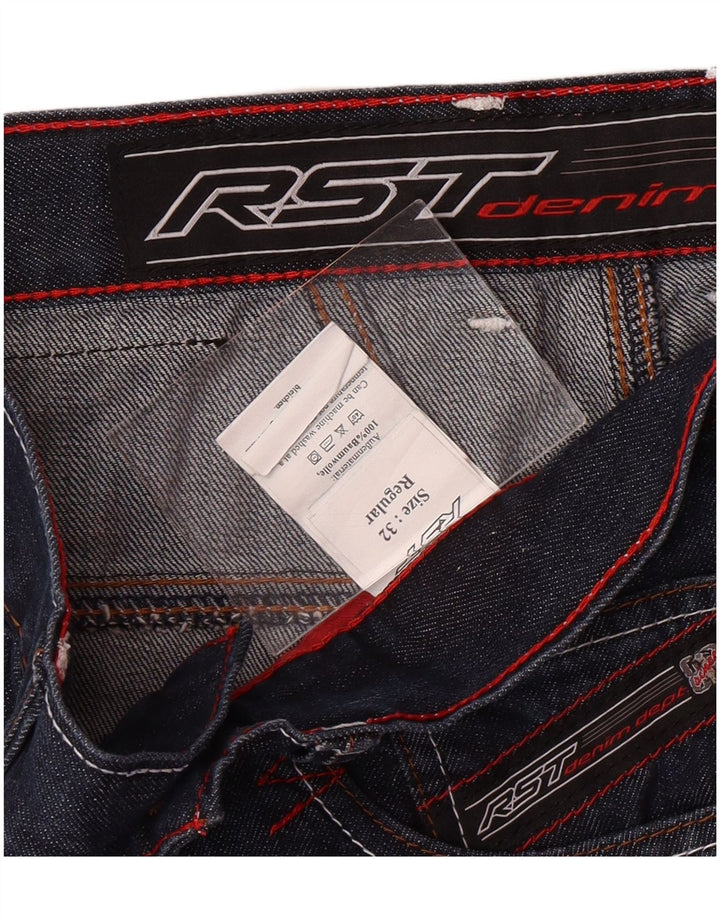 Jean droit régulier femme RST W32 L31 coton bleu marine