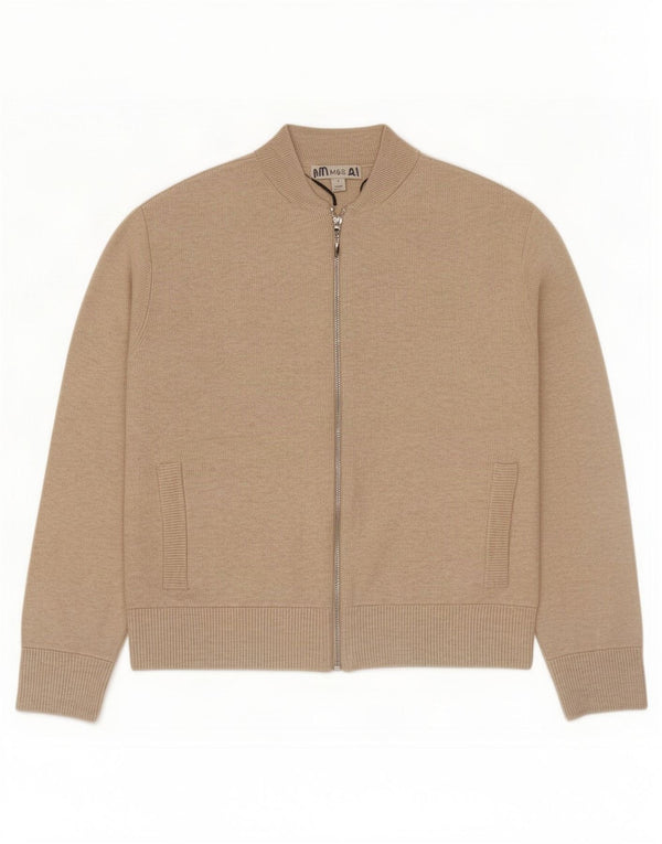 Marks & Spencer Pull Cardigan Femme UK 10 Petite Viscose Beige