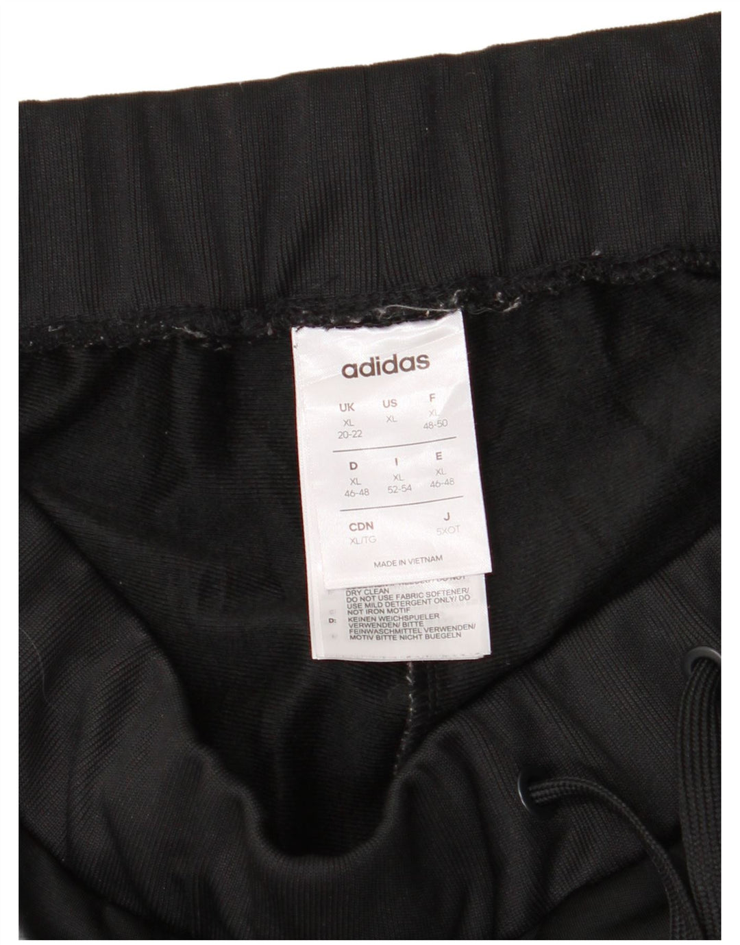 Adidas Pantalon de survêtement pour femme Joggers UK 20/22 XL Noir Polyester