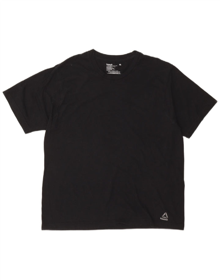 REEBOK T-Shirt Homme Top XL Noir Coton