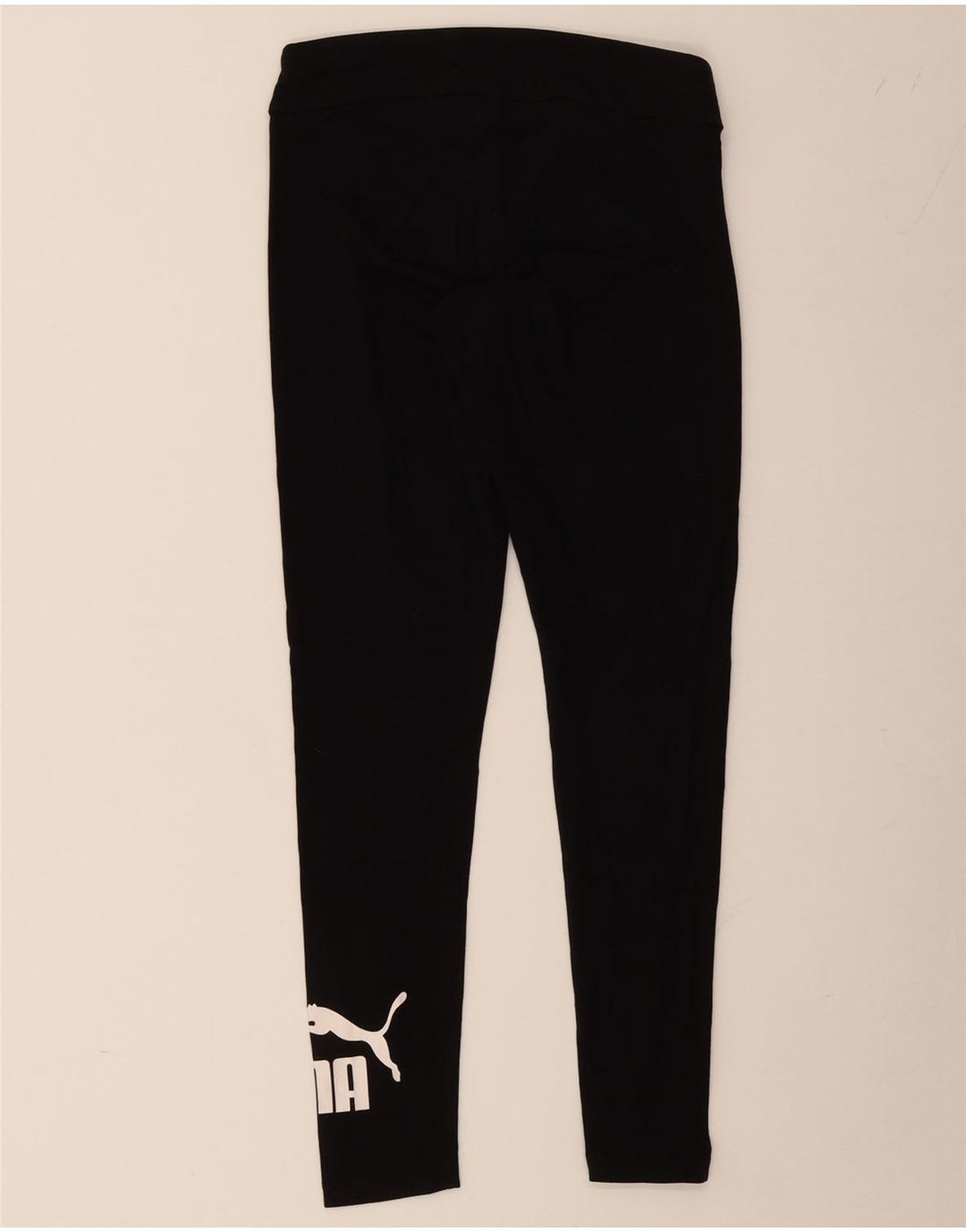 PUMA Legging graphique pour femme UK 42 en coton noir moyen